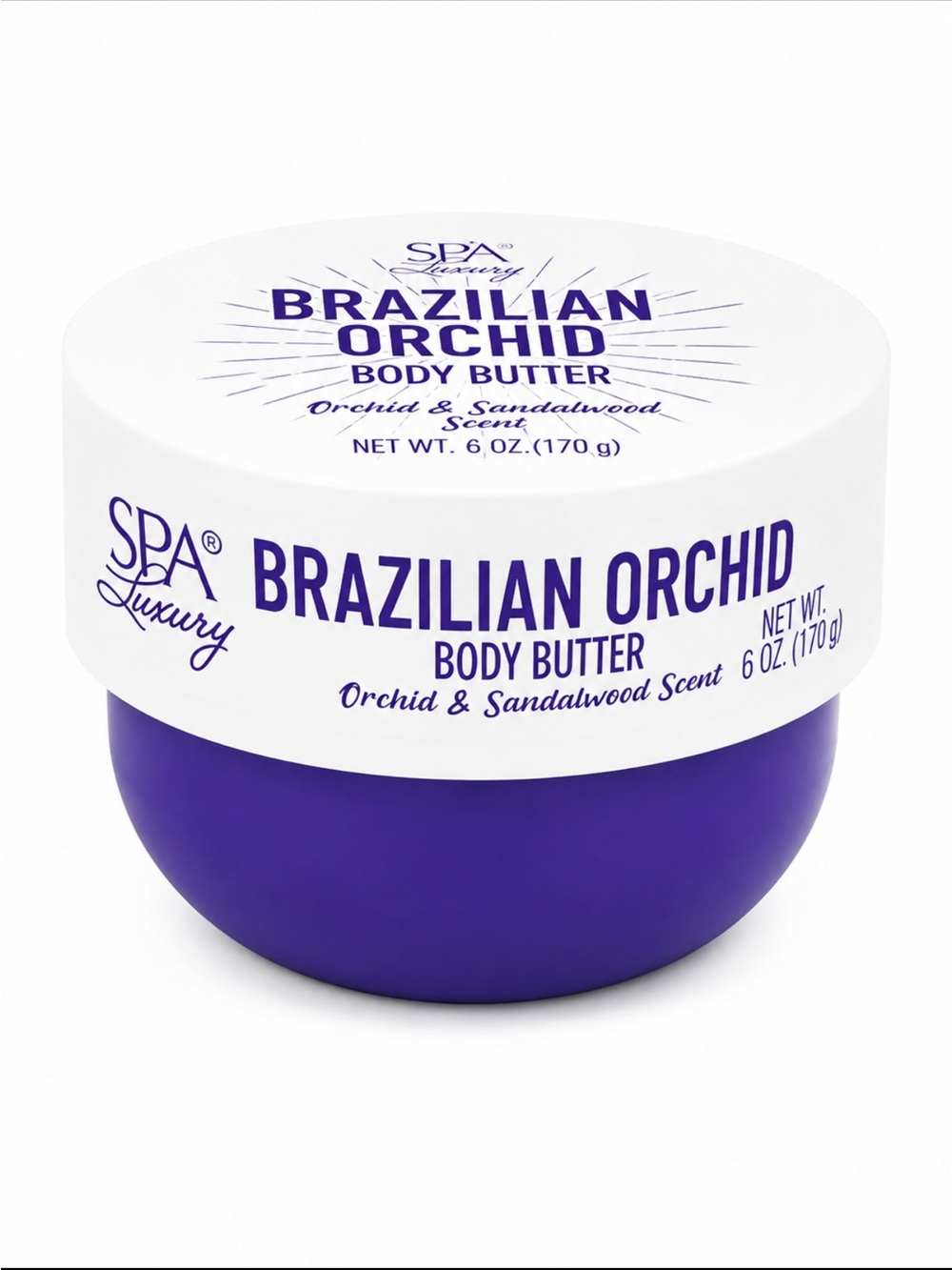 Spa Luxury Brazilian Orchid Body Butter - Purple